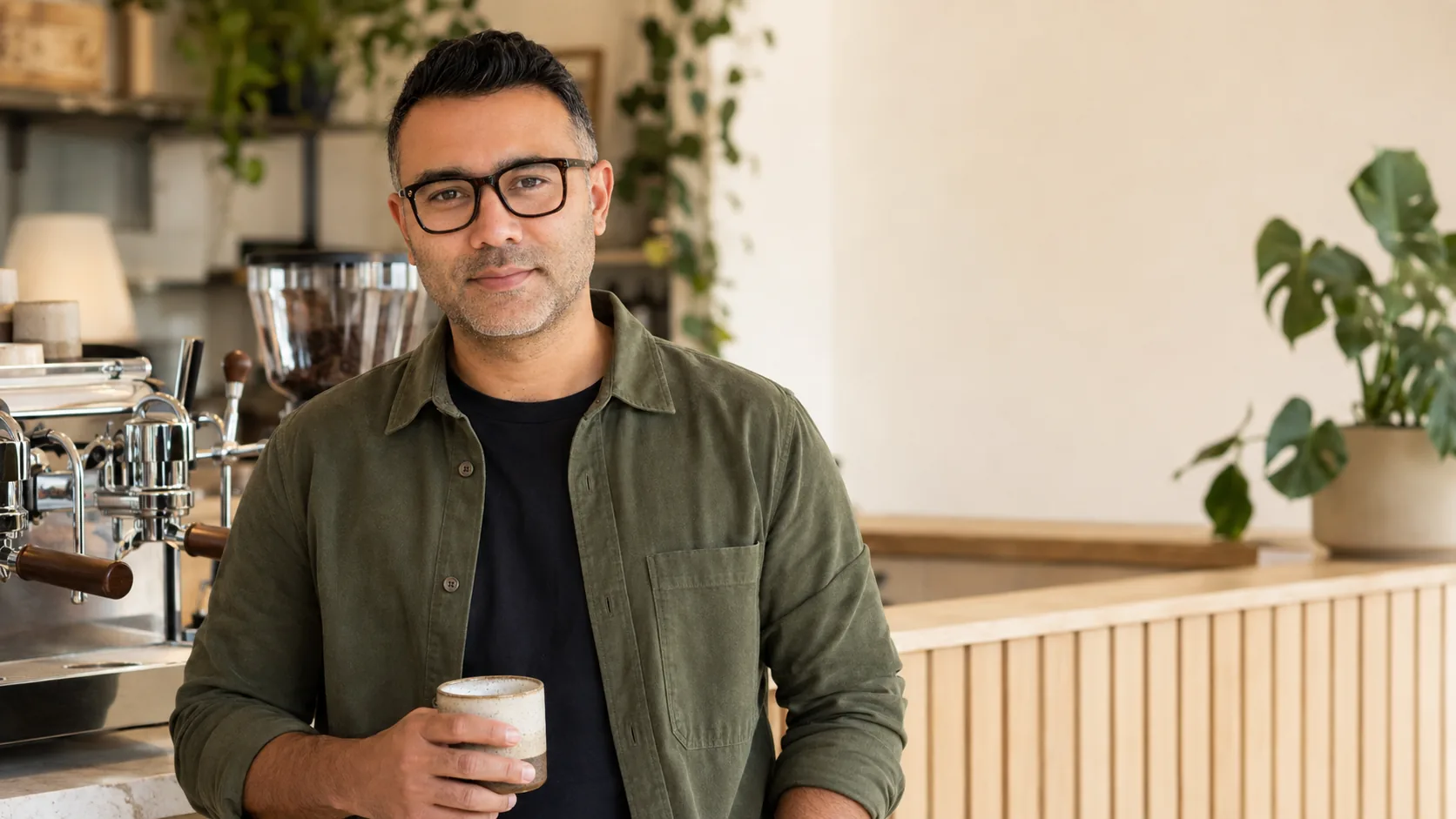 Zee Lalani, founder of Superdays Coffee